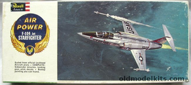 Revell 1/64 F-104 Starfighter with Sidewinders - Air Power Issue, H142-98 plastic model kit